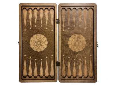 картинка Нарды Марс "Золотой Орнамент 2" средние (деревянные, 50 см, Россия), Partida от магазина Gamesdealer.ru