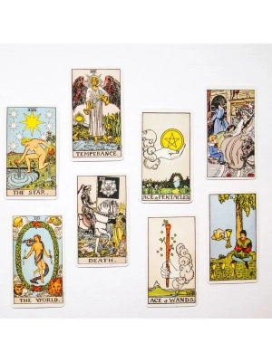 картинка Карты Таро "Swith-Waite Centennial Tarot Deck" Reprint / Таро Уэйта-Смитт Памятный Набор TAROMANIA от магазина Gamesdealer.ru
