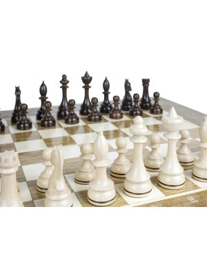 картинка Шахматы + Шашки + Нарды 3 в 1 "Сенатор 2", 50 см, ясень, Partida от магазина Gamesdealer.ru