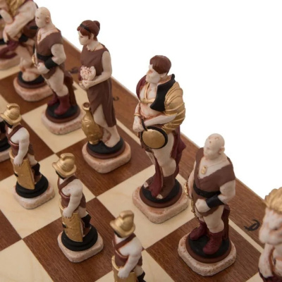 картинка Шахматы "Спартак" 58 см маркетри, Madon (деревянные, Польша) от магазина Gamesdealer.ru