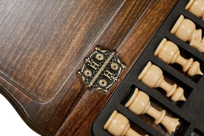 картинка Шахматы резные с Араратом, ручкой и ложементом 40, Haleyan от магазина Gamesdealer.ru