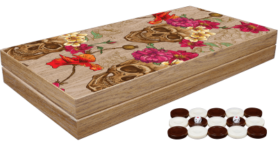 Нарды Череп и Розы XXL, Турция, Yenigun