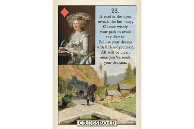 картинка Карты Таро "Mille Lenormand Blue Bird" Reprint / Ленорман Синяя Птица TAROMANIA от магазина Gamesdealer.ru