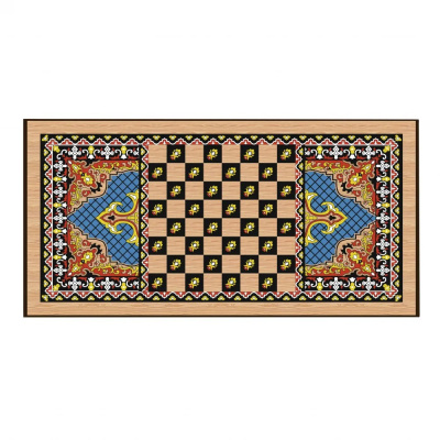 картинка Нарды + Шашки Сирия Голубые большие (Россия, дерево, 60 см), Partida от магазина Gamesdealer.ru