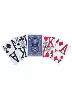 картинка Карты "Low Vision New Sight Poker Deck Blue" от магазина Gamesdealer.ru