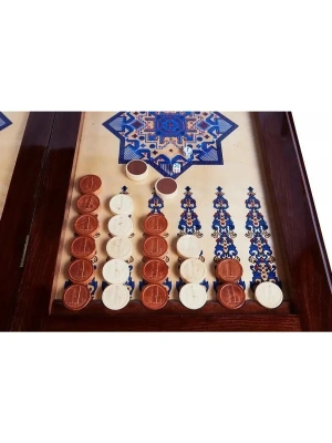 картинка Нарды Бакинские "Ковер" в димломате от магазина Gamesdealer.ru