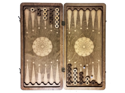 картинка Нарды Марс "Золотой Орнамент 1" большие (деревянные, 58 см, Россия), Partida от магазина Gamesdealer.ru