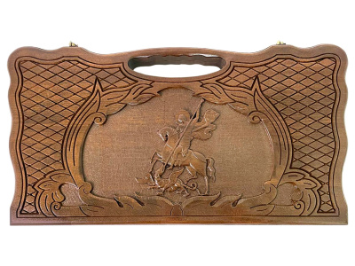 Нарды резные "Георгий Победоносец", Haleyan