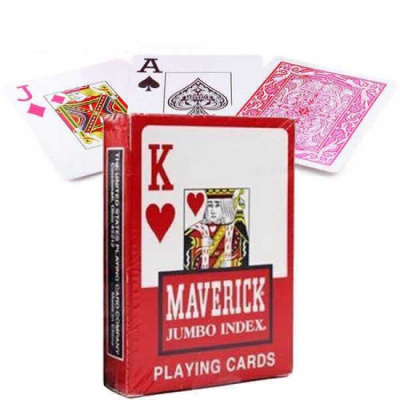 картинка Карты "Maverick Jumbo Red/blue" от магазина Gamesdealer.ru