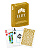 картинка Карты "1546 Elite Plastic Poker Size Jumbo Index gold Single deck" от магазина GamesDealer.ru