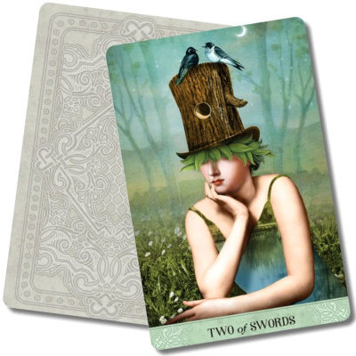 картинка Карты Таро"Tarot of Mystical Moments Borderless Miniature" US Games / Таро мистических моментов Мини от магазина Gamesdealer.ru