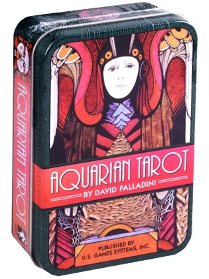 картинка Карты Таро "Aquarian Tarot In a Tin" US Games / US Games от магазина Gamesdealer.ru