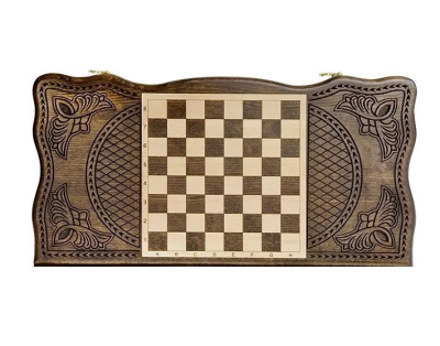 картинка Нарды резные "Тёмный Узор 5" 60, Mirzoyan от магазина Gamesdealer.ru