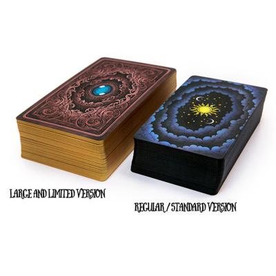 картинка Карты Таро The Dark Mansion Tarot deck Large Version 14 cm, Taroteca / Темный Особняк, 14 см, золото от магазина Gamesdealer.ru