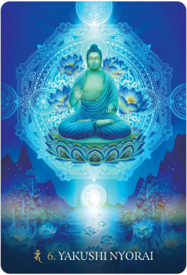 картинка Карты Таро "The Esoteric Buddhism of Japan Oracle Cards" Blue Angel / Эзотерический Буддизм Японии О от магазина Gamesdealer.ru