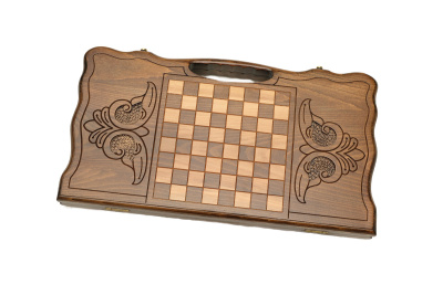 картинка Нарды резные "Тигр" с ручкой 50, Haleyan от магазина Gamesdealer.ru