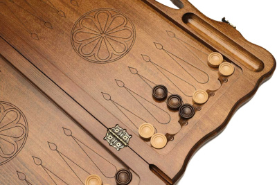 картинка Нарды резные "Корабль" с ручкой 60, Haleyan от магазина Gamesdealer.ru