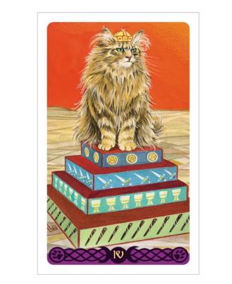 картинка Карты Таро "Pagan Cats Tarot mini" Lo Scarabeo / Мини Колода Языческих Кошек от магазина Gamesdealer.ru