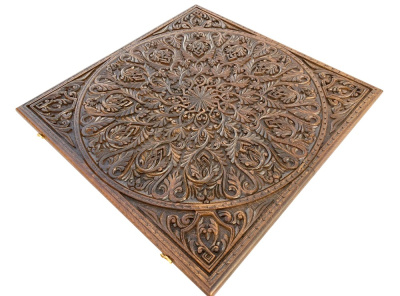 картинка Нарды резные "Орнамент 2" с цельным рисунком, Mkhitaryan от магазина Gamesdealer.ru