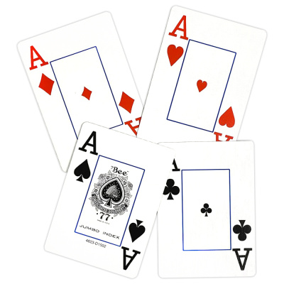 картинка Карты "BEE JUMBO INDEX BLUE" от магазина Gamesdealer.ru