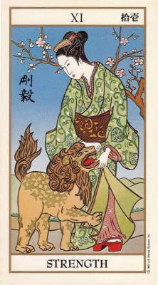 картинка Карты Таро "Ukiyoe Tarot Deck" US Games / Таро Укиёэ от магазина Gamesdealer.ru