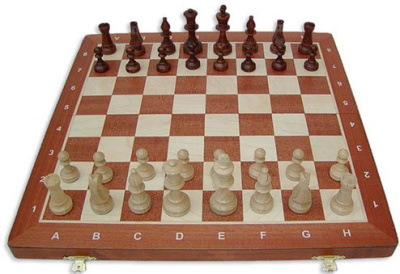 Шахматы "Торнамент-5" 50 см маркетри, Madon (деревянные, Польша)