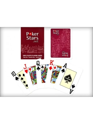 картинка Карты «Poker Stars» Copag 100% пластик, красные от магазина Gamesdealer.ru