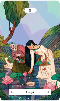 картинка Карты Таро "Woodland Fairytale Tarot Cards" US Games / Карты Таро Лесной Сказки от магазина Gamesdealer.ru