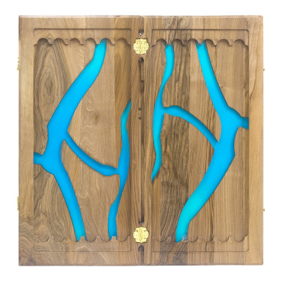 картинка Нарды резные "Слэб 2" 60, Mkhitaryan от магазина Gamesdealer.ru