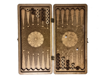 картинка Нарды Марс "Золотой Орнамент 2" средние (деревянные, 50 см, Россия), Partida от магазина Gamesdealer.ru