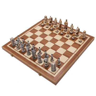 Шахматы "Англия" 56 см маркетри, Madon (деревянные, Польша)