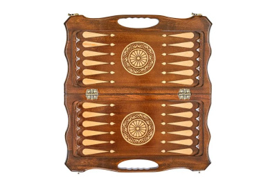 картинка Шахматы + нарды резные Бриз-2 50, Haleyan от магазина Gamesdealer.ru