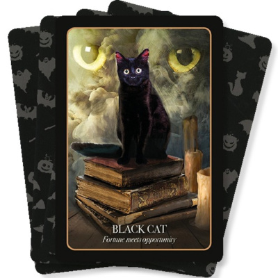 картинка Карты Таро "The Halloween Oracle cards" Blue Angel / Карты Оракула на Хэллоуин от магазина Gamesdealer.ru