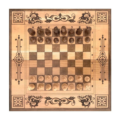 картинка Шахматы + нарды "Олень" 50, Zakaryan от магазина Gamesdealer.ru