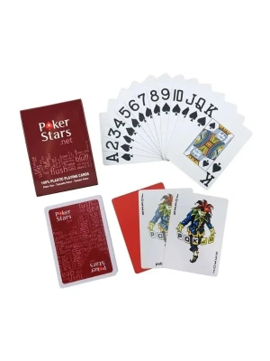 картинка Карты «Poker Stars» Copag 100% пластик, красные от магазина Gamesdealer.ru