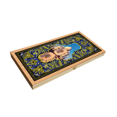 картинка Нарды + Шашки Аравия Тадж-Махал средние (Россия, дерево, 50 см), Partida от магазина Gamesdealer.ru