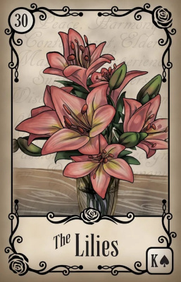 картинка Карты Таро "Under the Roses Lenormand" US Games / Ленорман под розами от магазина Gamesdealer.ru