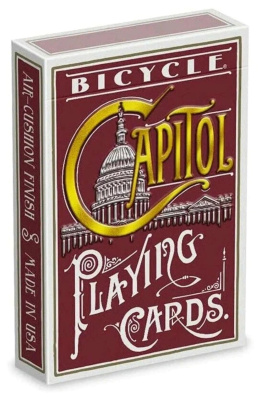 Карты "Bicycle Capitol red"