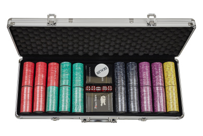 картинка Набор для покера Valentino Poker Room Ceramic на 500 фишек от магазина Gamesdealer.ru