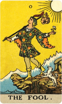 картинка Карты Таро "Smith-Waite Tarot Deck Borderless Miniature Edition" US Games / Миниатюрное издание коло от магазина Gamesdealer.ru