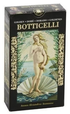 картинка Карты Таро "Atanassov Golden Botticelli Tarot" Lo Scarabeo / Атанасов Золотое Таро Боттичелли от магазина Gamesdealer.ru