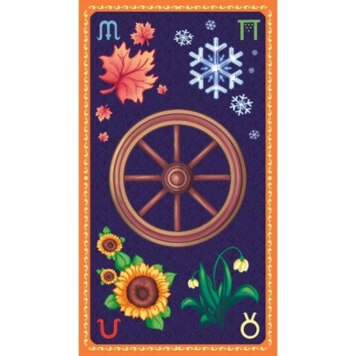 картинка Карты Таро "Caratti/Platano Wheel of the Year Tarot" Lo Scarabeo / Колесо Года от магазина Gamesdealer.ru