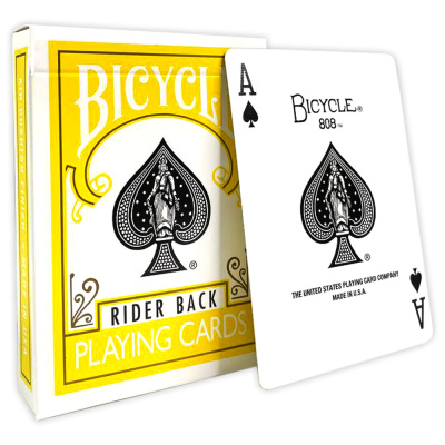 Карты "Bicycle rider back standard poker plaing cards Yellow back"