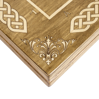 картинка Шахматная доска "Амбассадор" 40 см, ясень, Partida от магазина Gamesdealer.ru