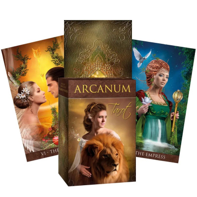 картинка Карты Таро "Lechner Arcanum Tarot" Lo Scarabeo / Арканум Таро от магазина Gamesdealer.ru
