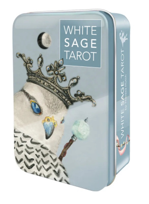 картинка Карты Таро "White Sage Tarot in a tin" US Games / Таро Белого Шалфея от магазина Gamesdealer.ru