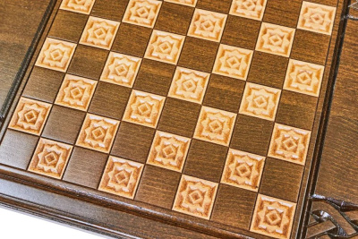 картинка Нарды резные "Армянский узор 8" 60, Haleyan от магазина Gamesdealer.ru