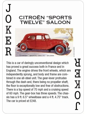 картинка Карты "Vintage Motor Cars Playing Card Deck" от магазина Gamesdealer.ru