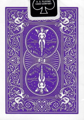 картинка Карты "Bicycle rider back standard poker playing cards Violet back" от магазина Gamesdealer.ru