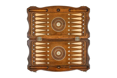 картинка Шахматы + нарды резные "Эндшпиль 2" 60, Simonyan от магазина Gamesdealer.ru